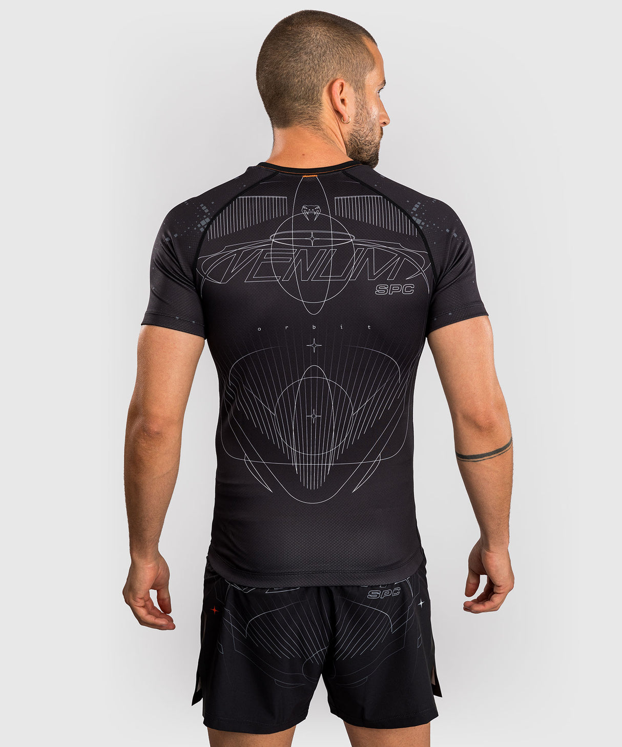 Venum Eclipse Short Sleeve Rash Guard - Black/Ivory