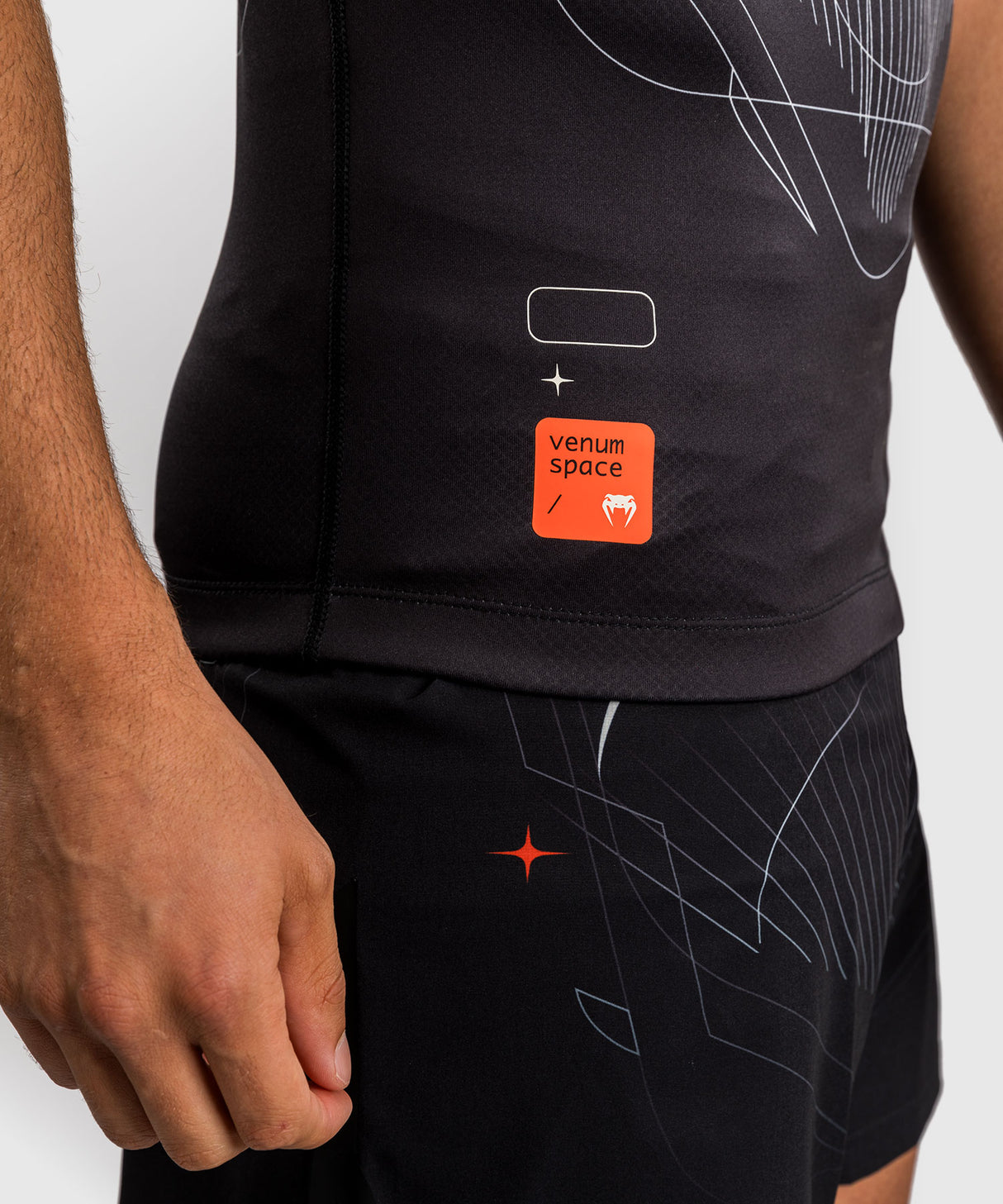 Venum Eclipse Short Sleeve Rash Guard - Black/Ivory