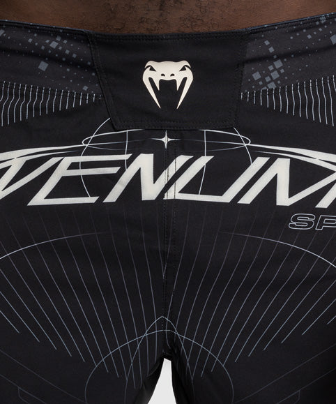 Venum Eclipse Fight Shorts - Black/Ivory