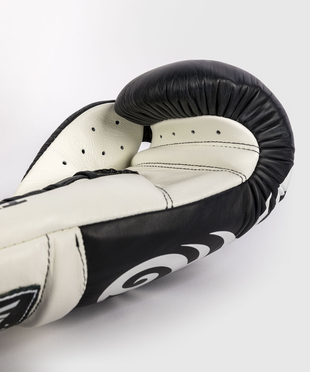 Venum Giant 2.0 Mike Tyson Pro Boxing Gloves with Laces - Deep Black/Optical White