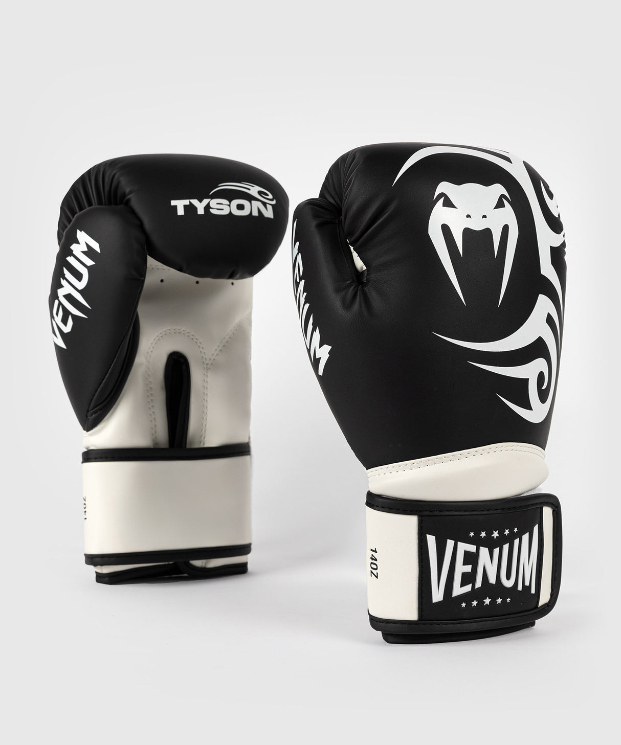 Venum Giant 2.0 Mike Tyson Pro Boxing Gloves - Deep Black/Optical White