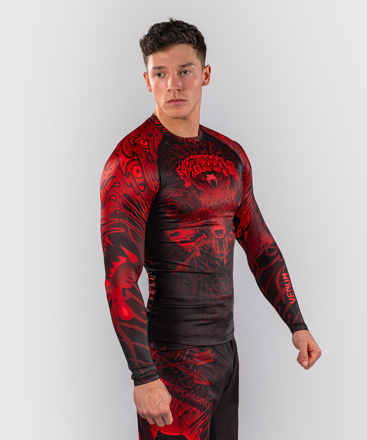 Venum Wolf Atak Men's Long Sleeve Rash Guard