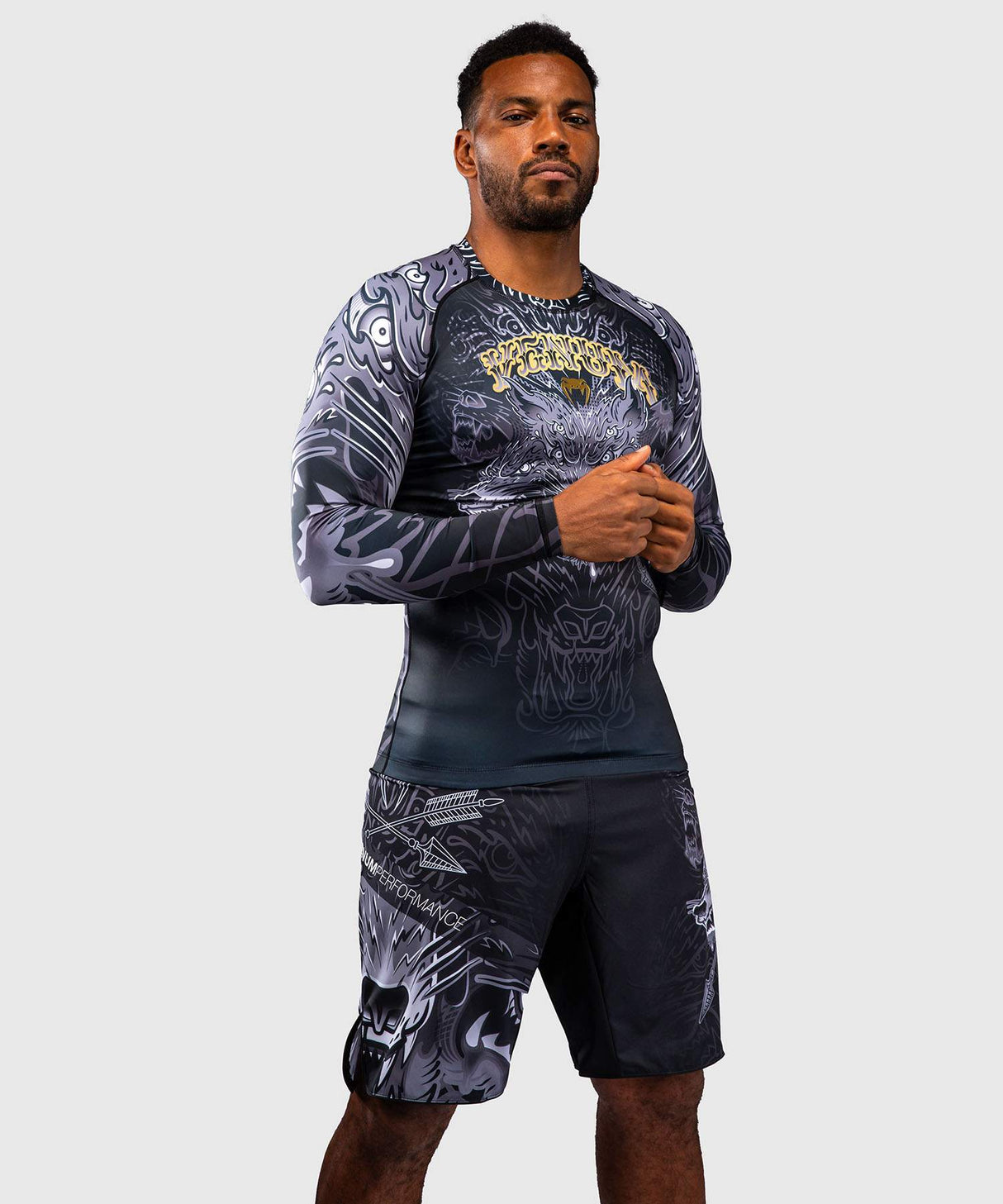 Venum Wolf Atak Men's Long Sleeve Rash Guard