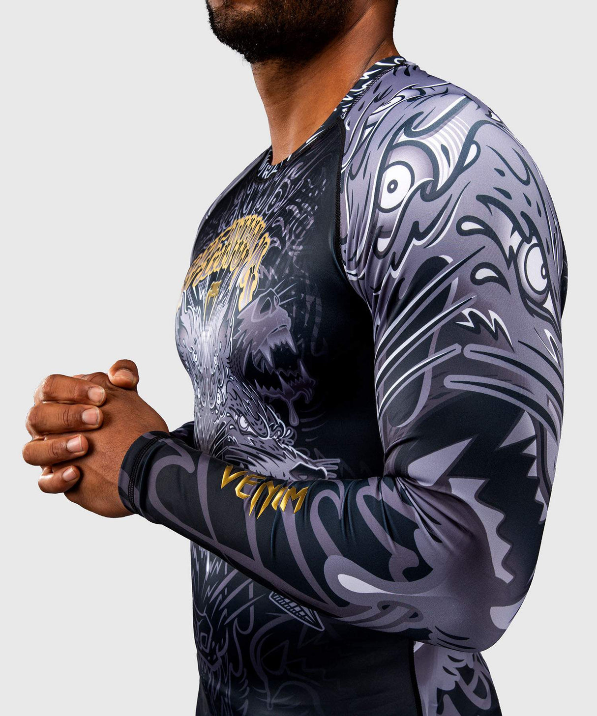 Venum Wolf Atak Men's Long Sleeve Rash Guard