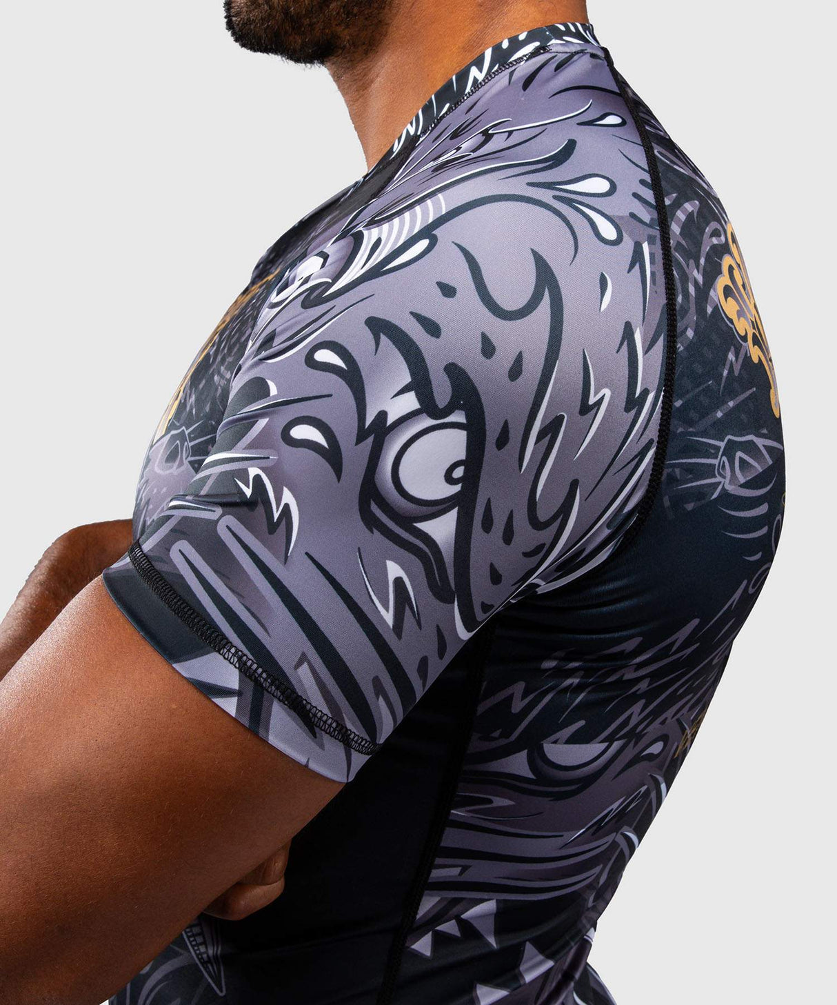 Venum Wolf Atak Men's Short Sleeve Rash Guard