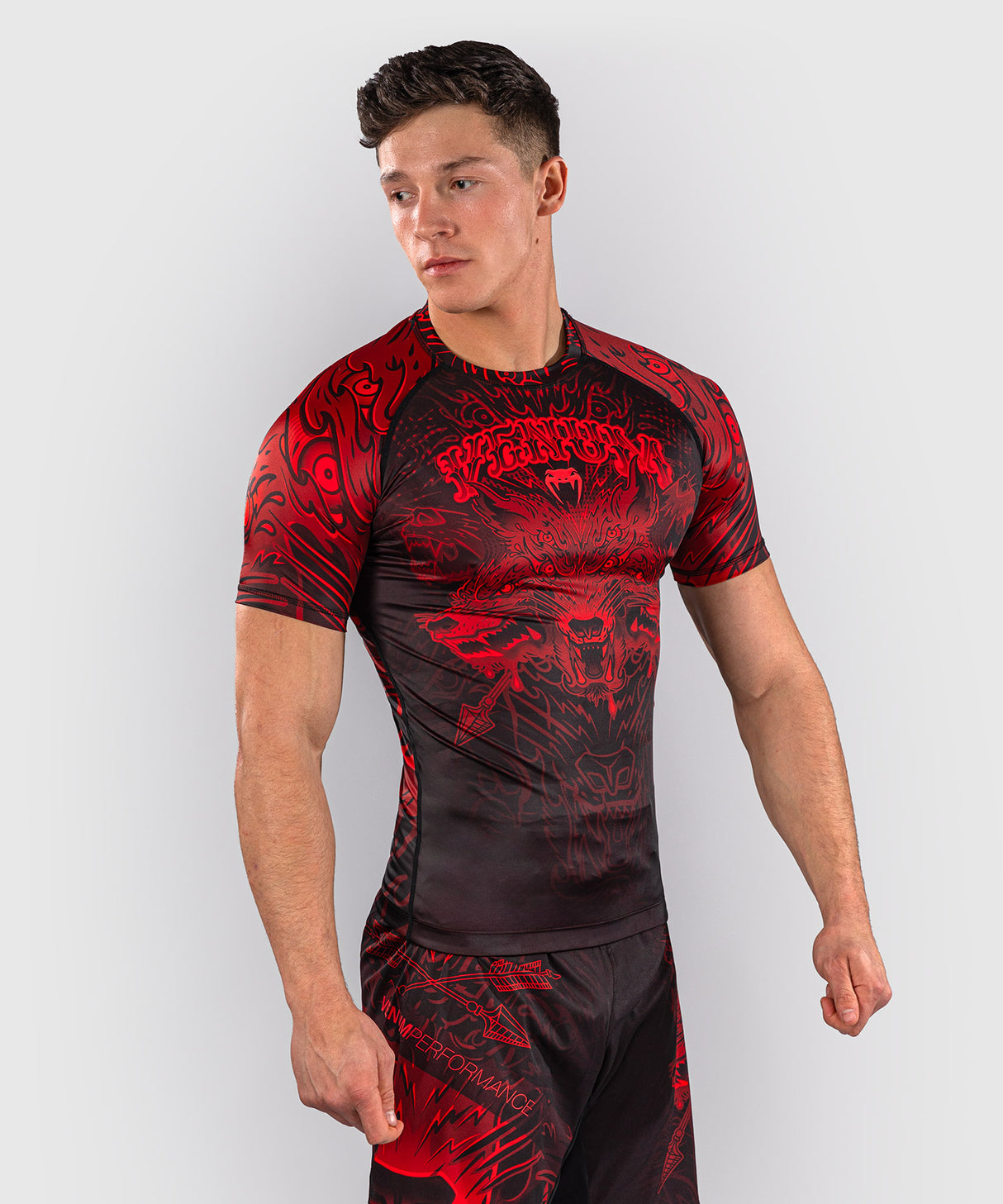 Venum Wolf Atak Men's Short Sleeve Rash Guard