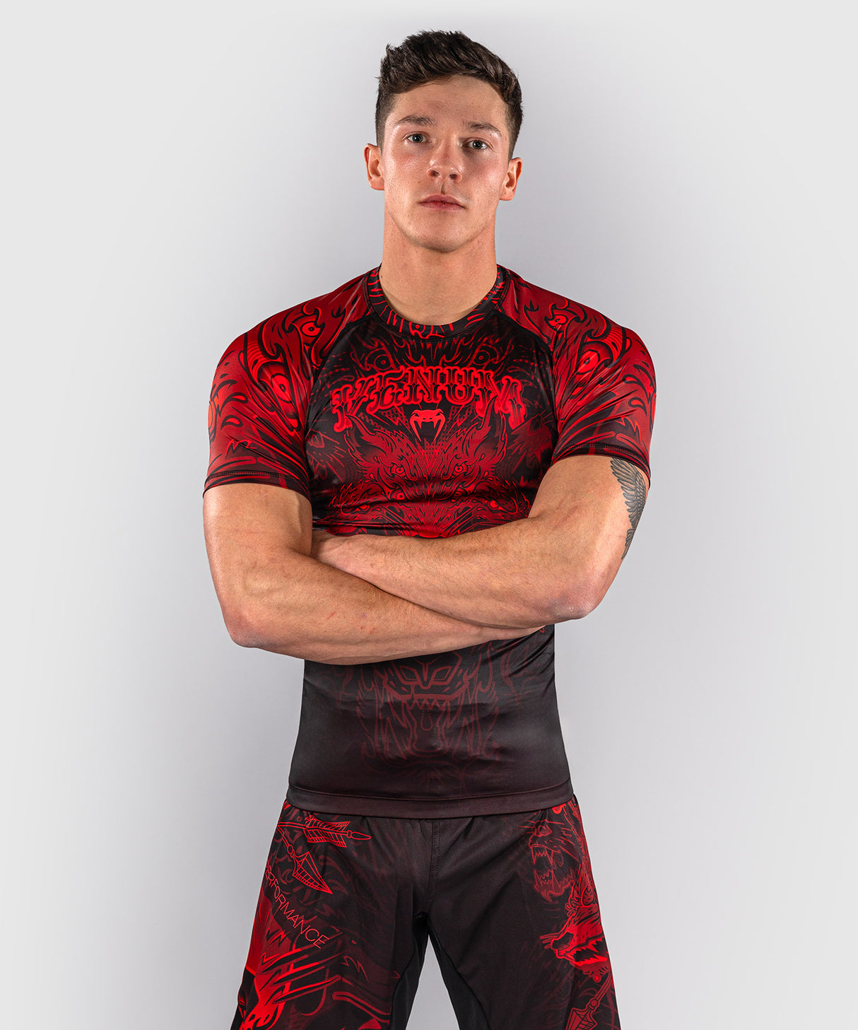 Venum Wolf Atak Men's Short Sleeve Rash Guard
