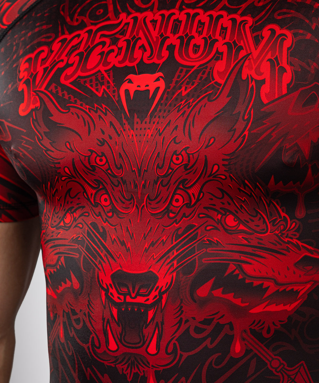 Venum Wolf Atak Men's Short Sleeve Rash Guard