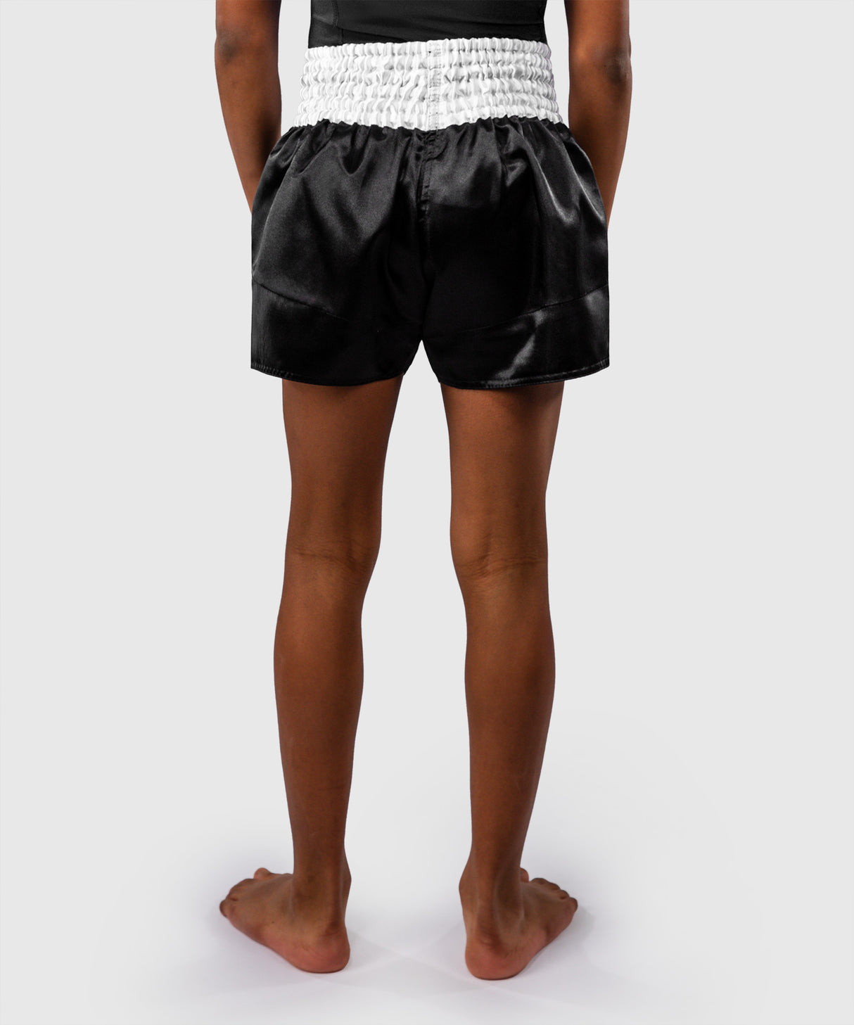 Venum Classic Kids Muay Thai Shorts - Black/White