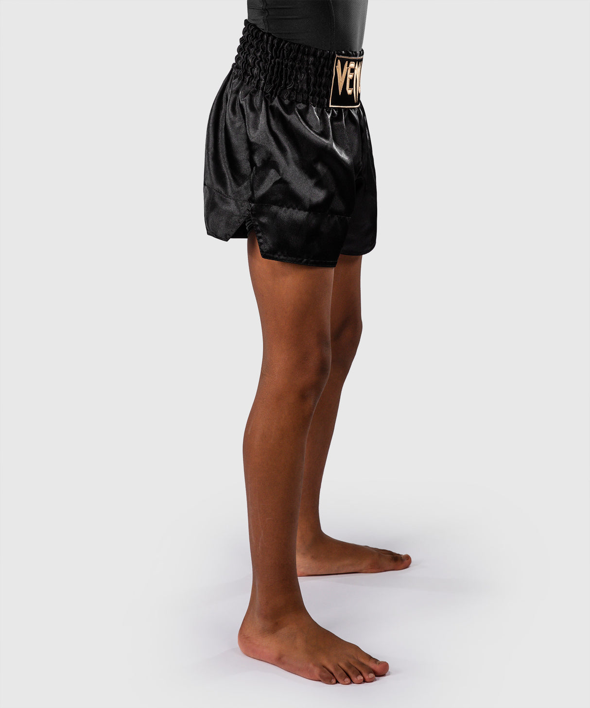 Venum Classic Kids Muay Thai Shorts - Black/Gold