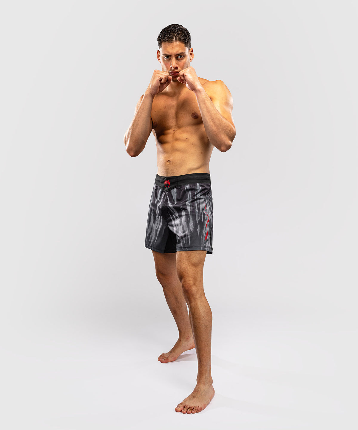 Venum Demon Fight Shorts - Black/Grey