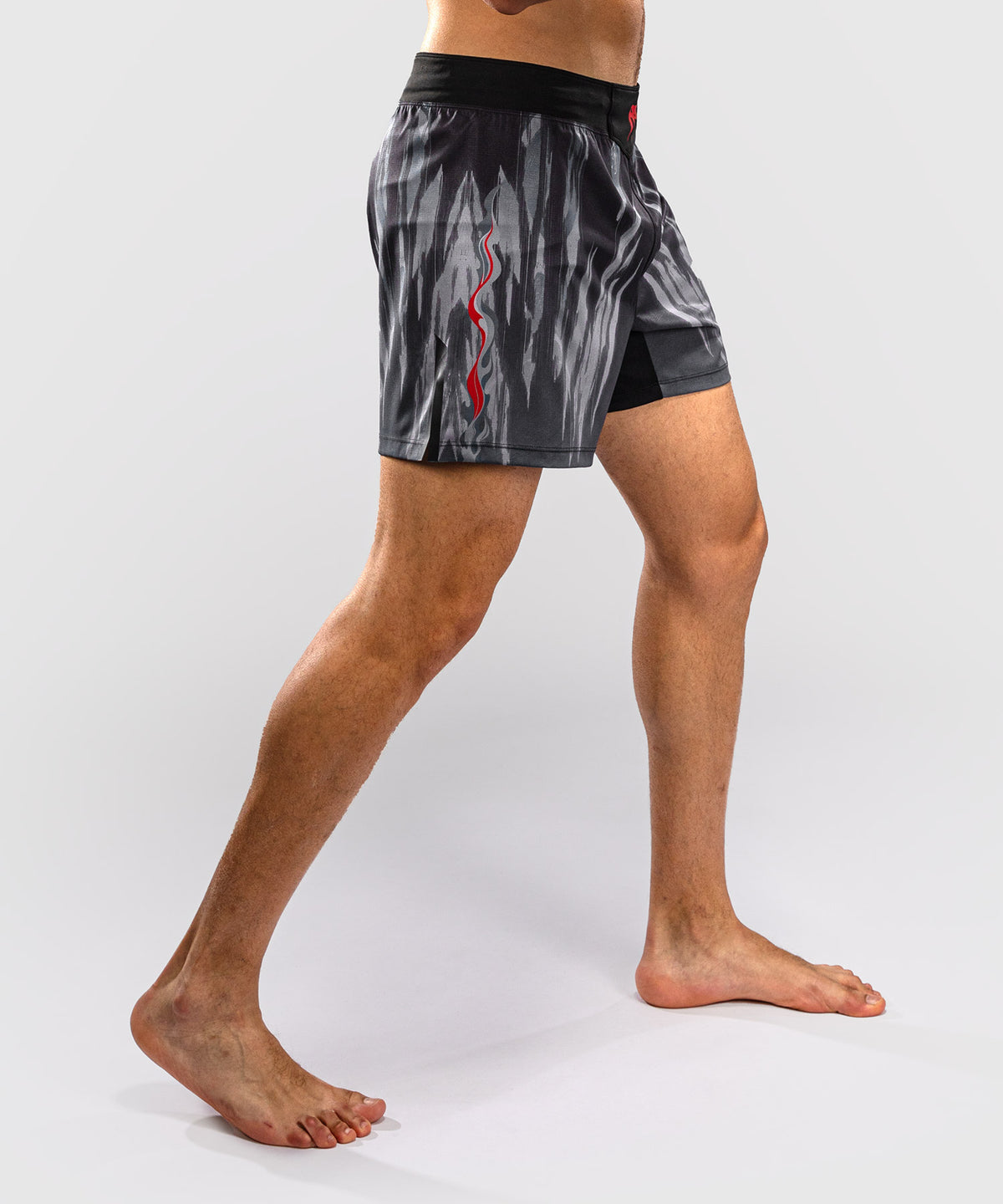 Venum Demon Fight Shorts - Black/Grey