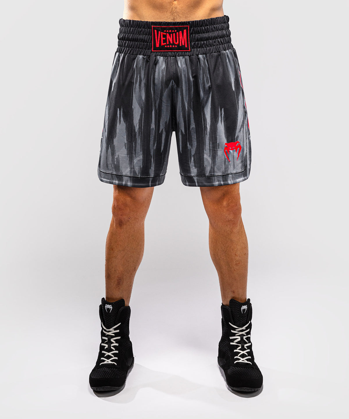 Venum Demon Boxing Shorts - Black/Grey