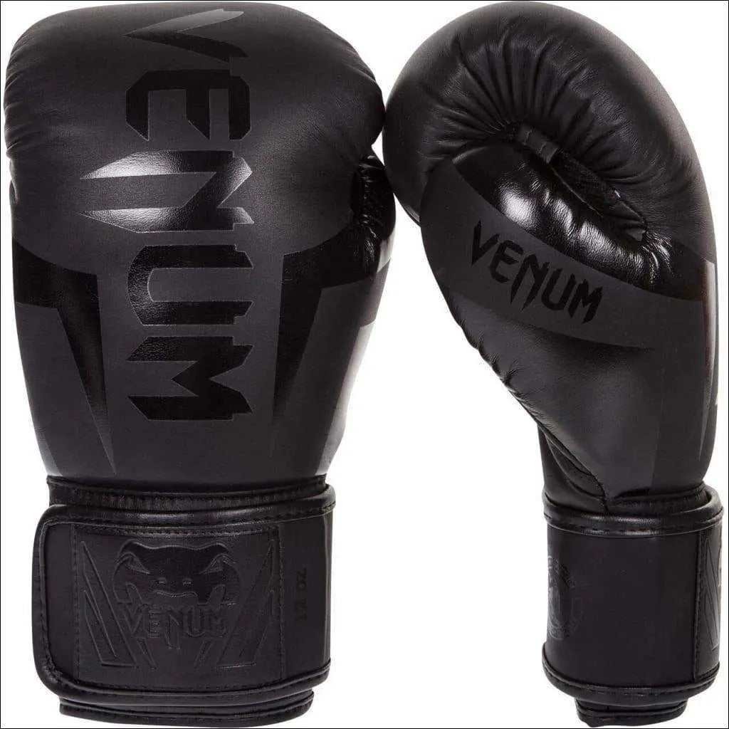 Venum Elite Boxing Gloves Black/Black Venum