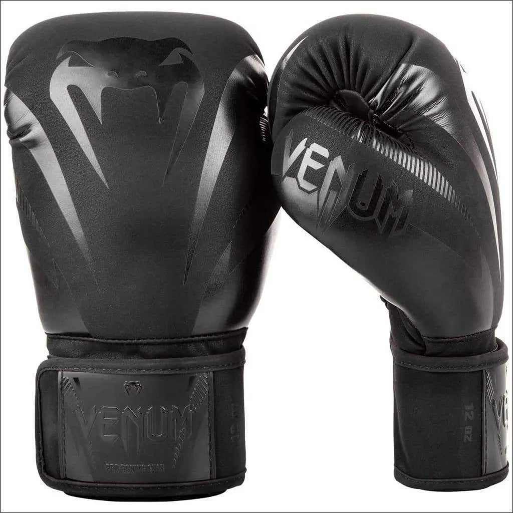 Venum Impact Boxing Gloves Black/Black Venum