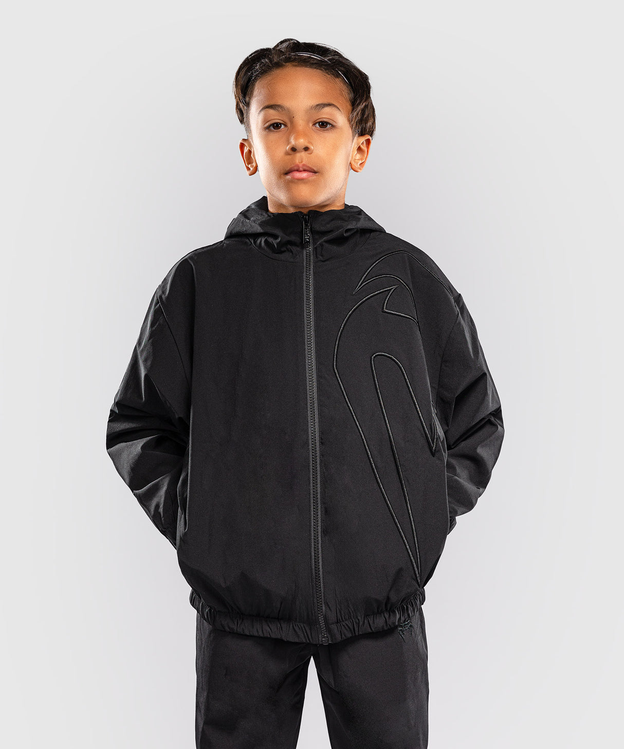 Venum Giant 3D Kids Track Jacket - Black