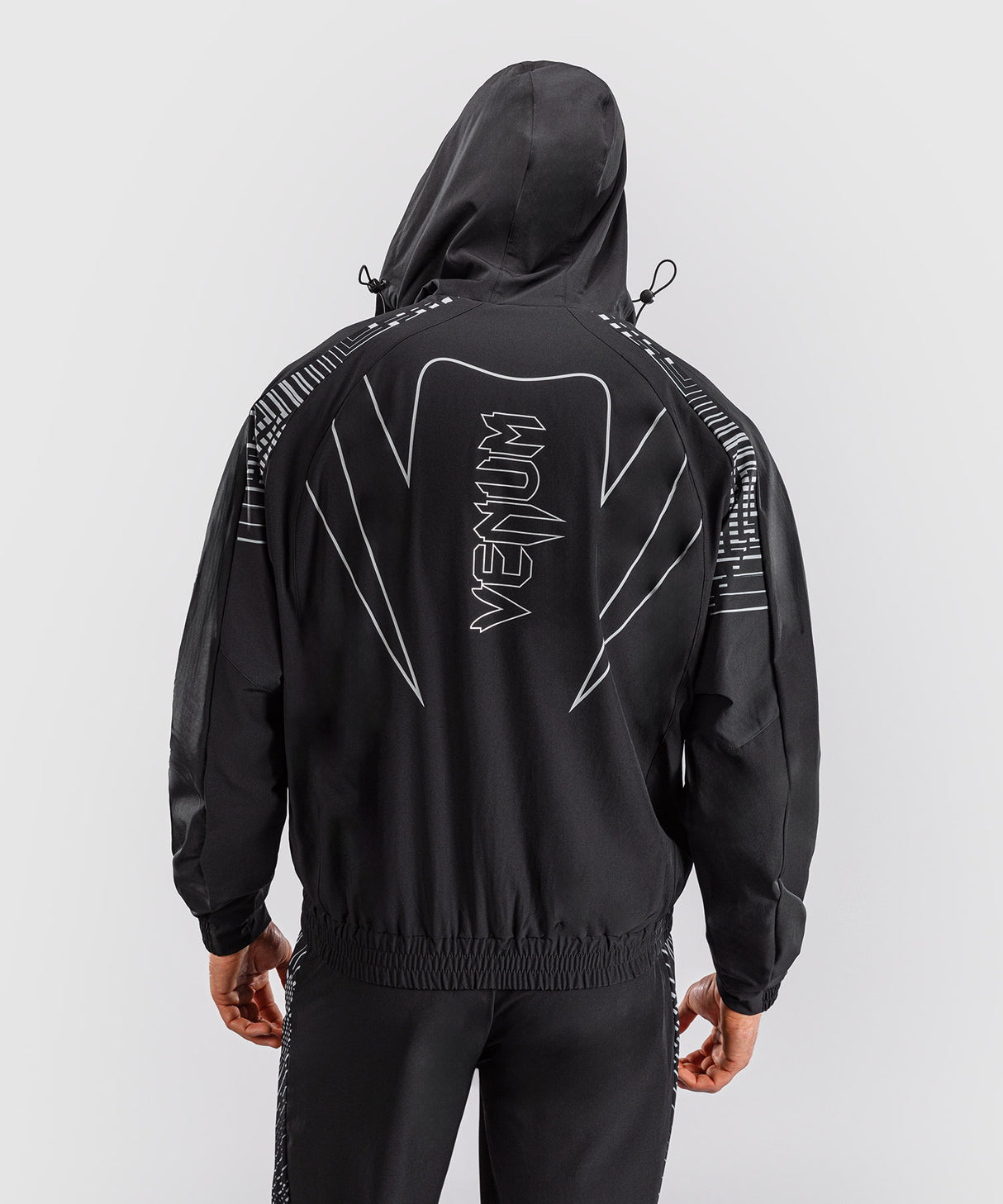 Venum Midnight Fury Track Jacket - Black/Grey/Silver