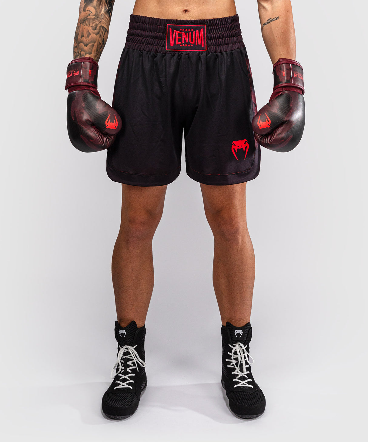 Venum Spectre Boxing Shorts - Black/Red