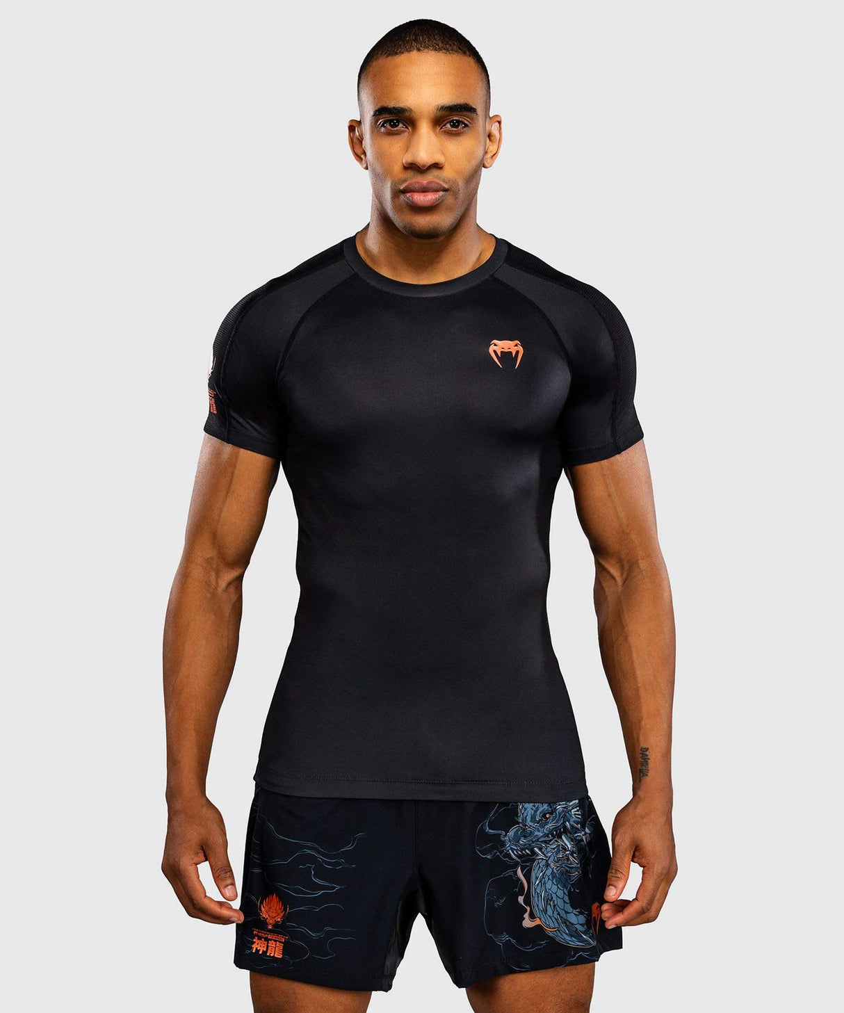 Venum Thunder Dragon Short Sleeves Rash Guard