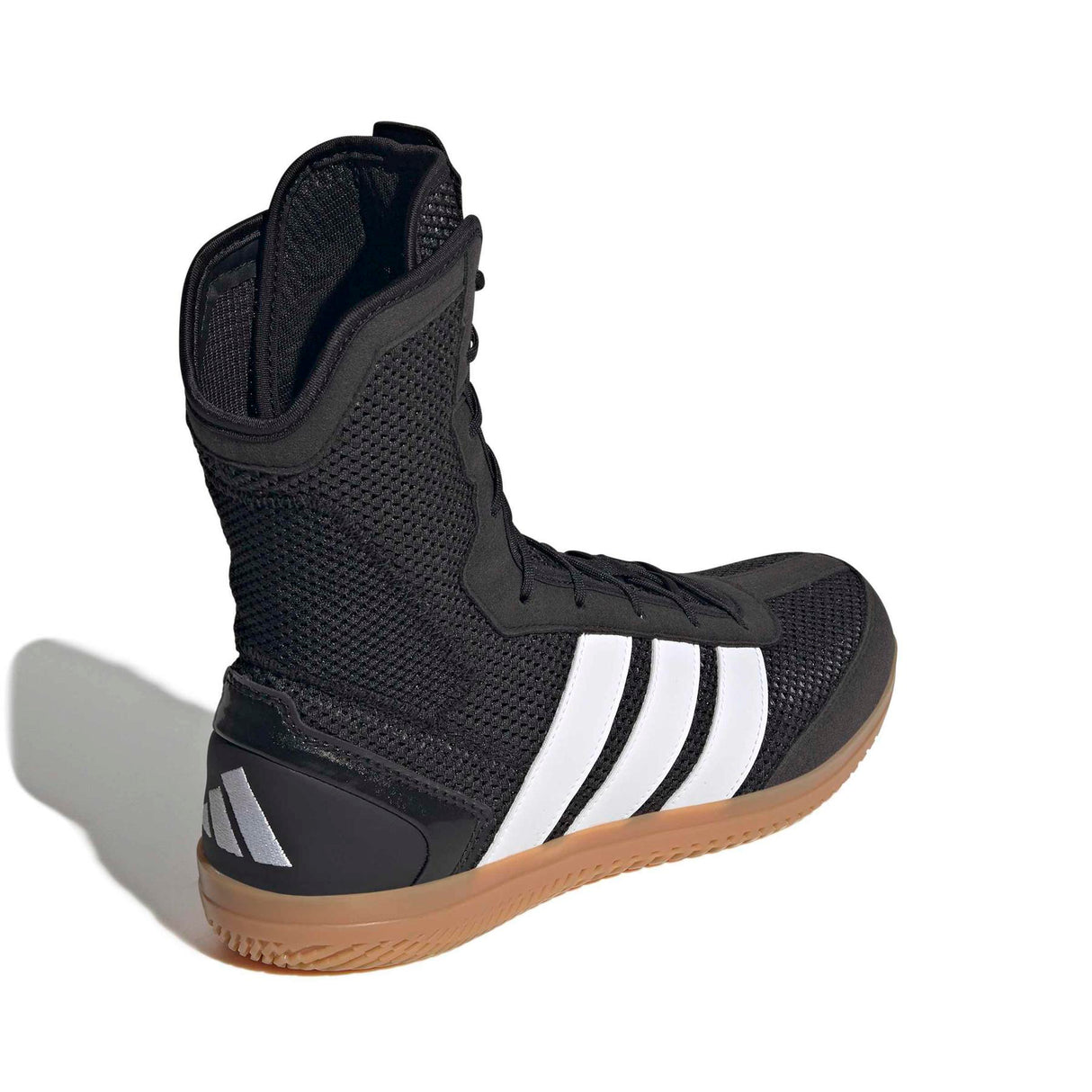 Adidas Box Hog Wide Boxing Boots - Core Black / Ftwr White / Core Black