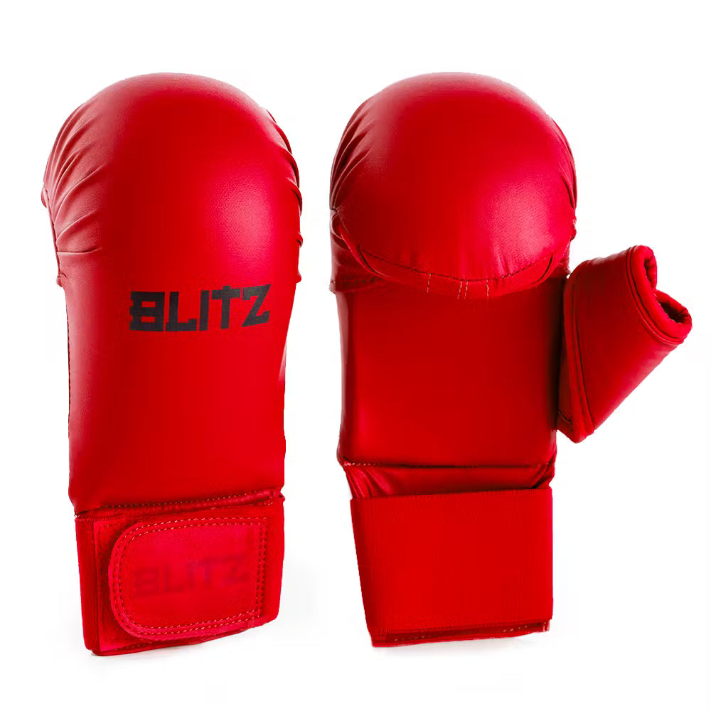 Blitz Club Elite Karate Sparring Gloves With Thumb
