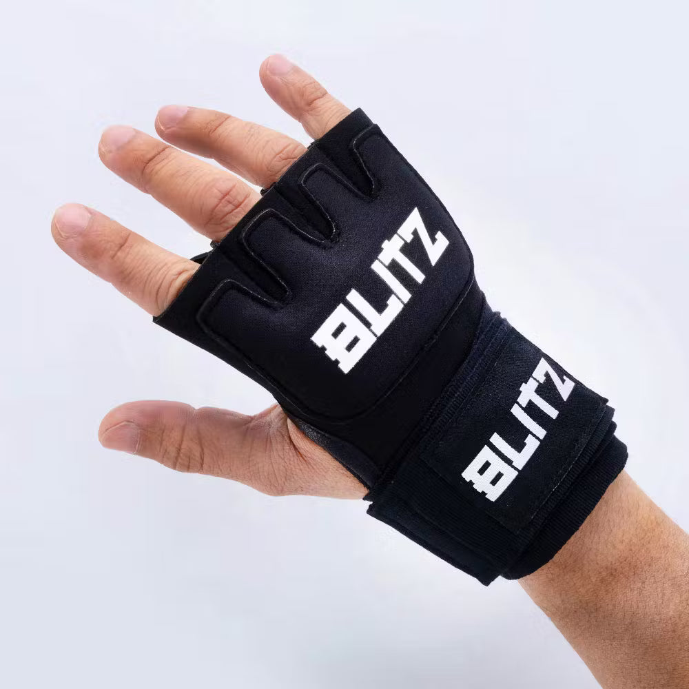 Blitz Sports Gel Hand Wraps - Black