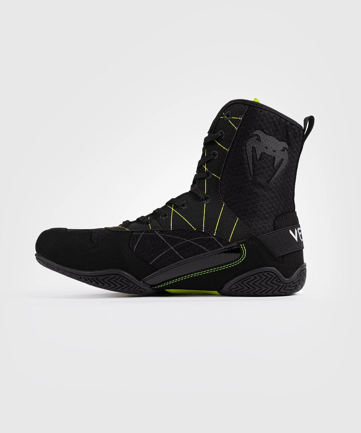 Venum Training Camp 4.0 Boxing Shoes - Black/Neon Green