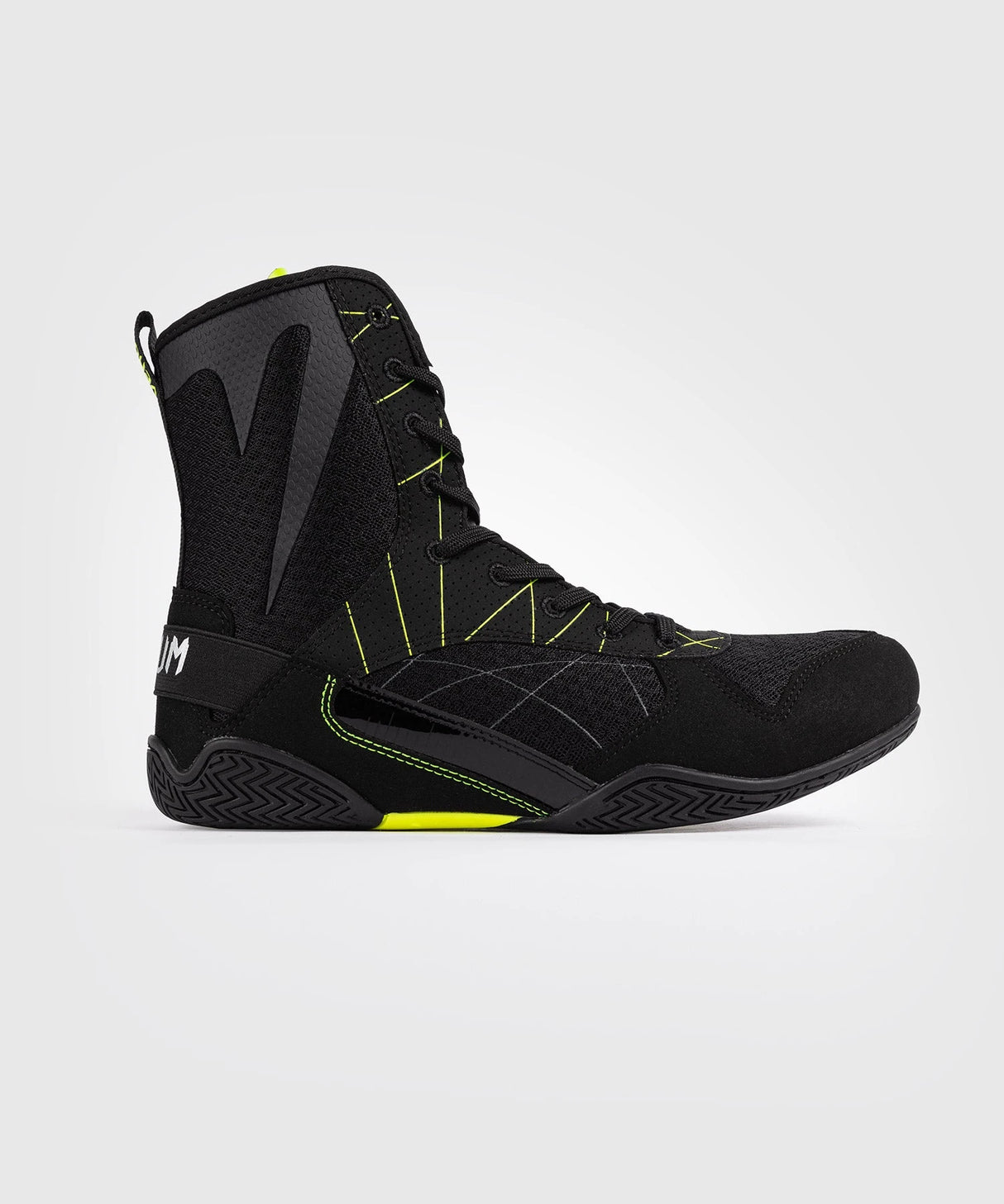 Venum Training Camp 4.0 Boxing Shoes - Black/Neon Green