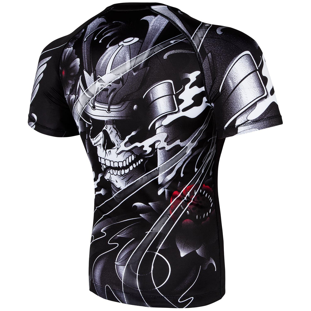 Venum Samurai Skull Rashguard - Short Sleeves - Black Fight Co