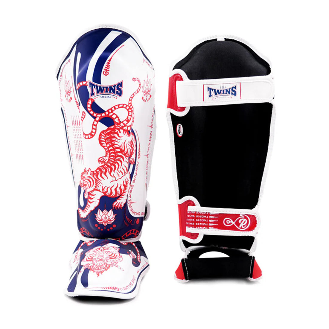 Twins Special Yant Leather Shin Guards