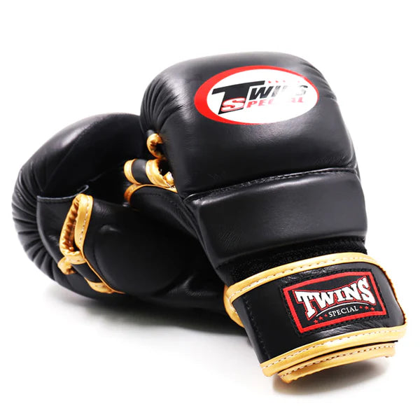 Twins Special GGL14 MMA Sparring Gloves - Black/Gold