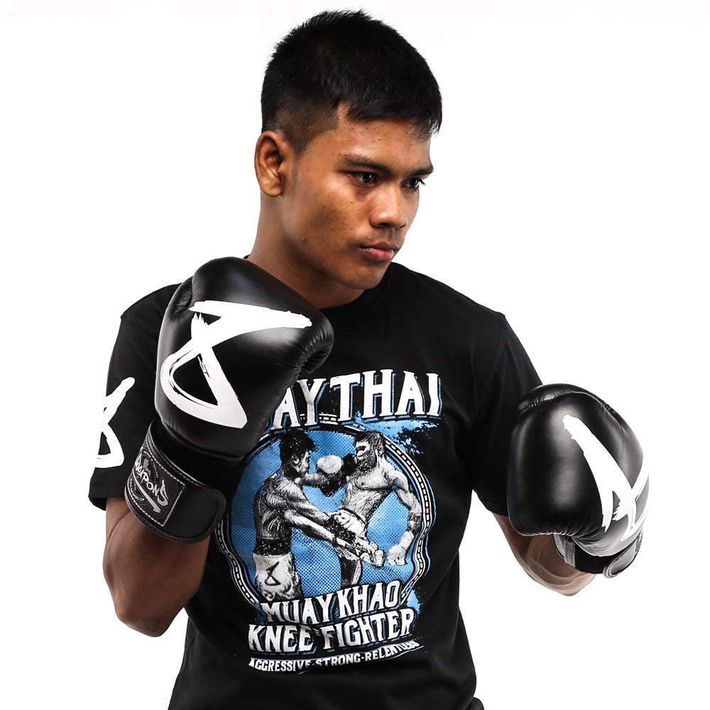 8 WEAPONS Boxing Gloves, BIG 8 Premium, black 8 WEAPONS