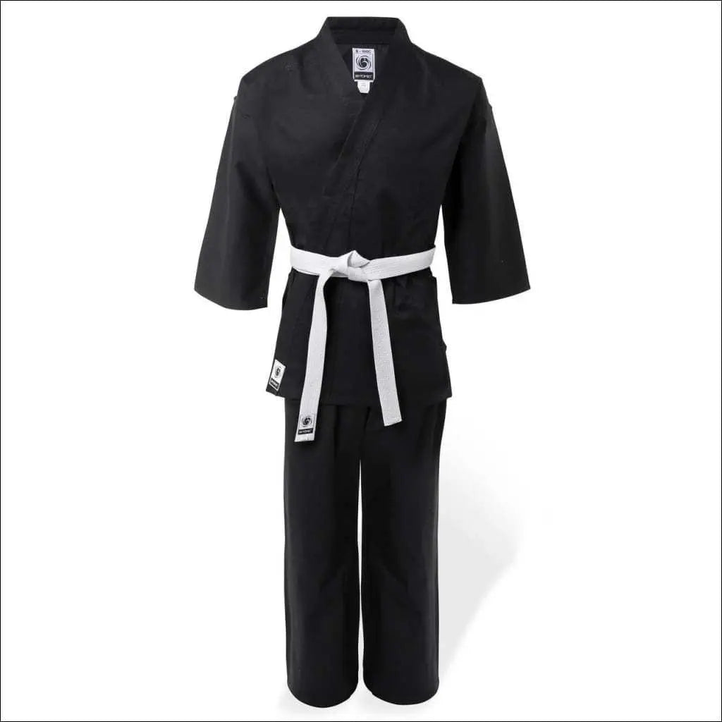 Bytomic Adult 100% Cotton Student Black Karate Uniform Bytomic