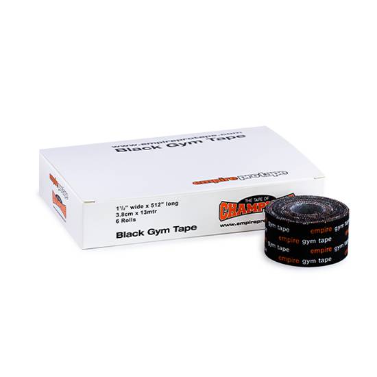 Empire Black Gym Tape 3.8cm x 13mtr Empire Tapes