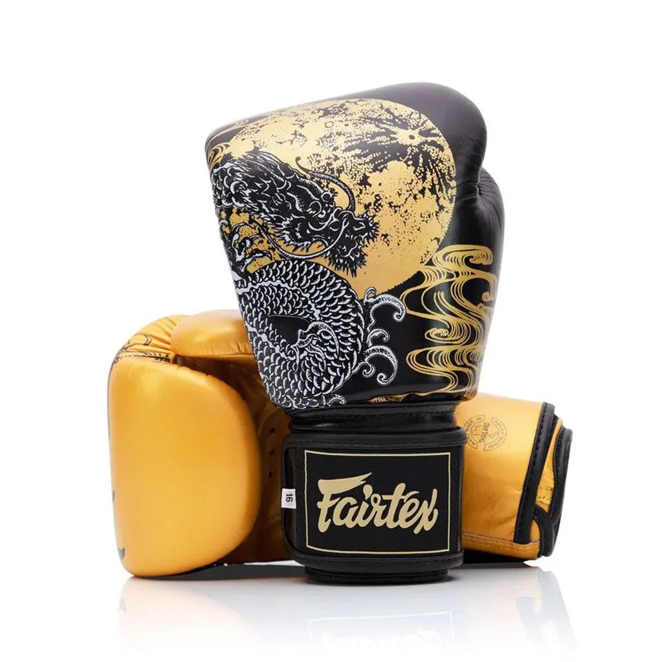 Fairtex Harmony Six Black Gold Boxing Gloves Fairtex