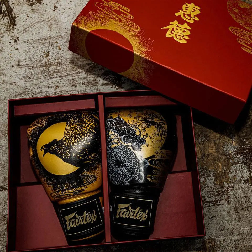 Fairtex Harmony Six Black Gold Boxing Gloves Fairtex