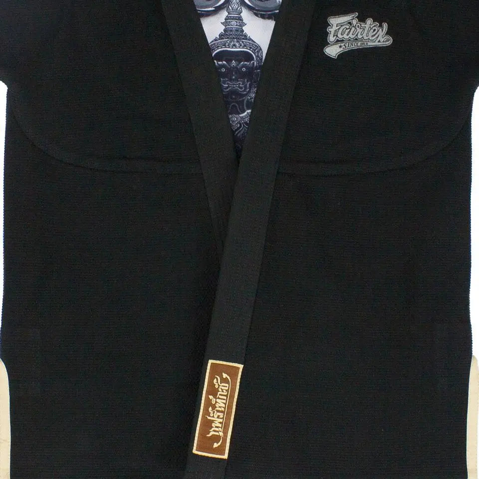 Fairtex Treeburam Premium BJJ Gi Black Fairtex