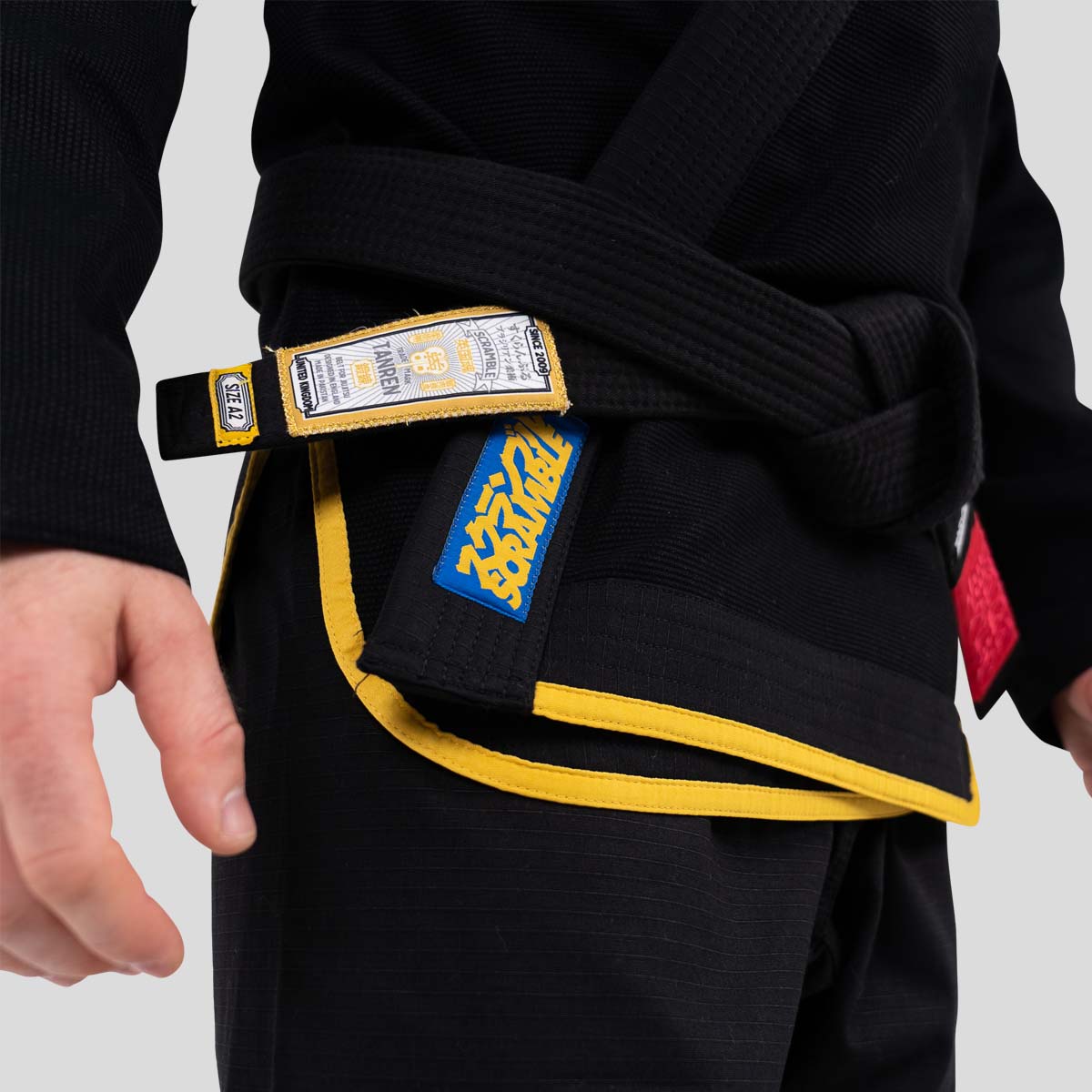 Black Scramble Athlite V6 BJJ Gi Fight Co