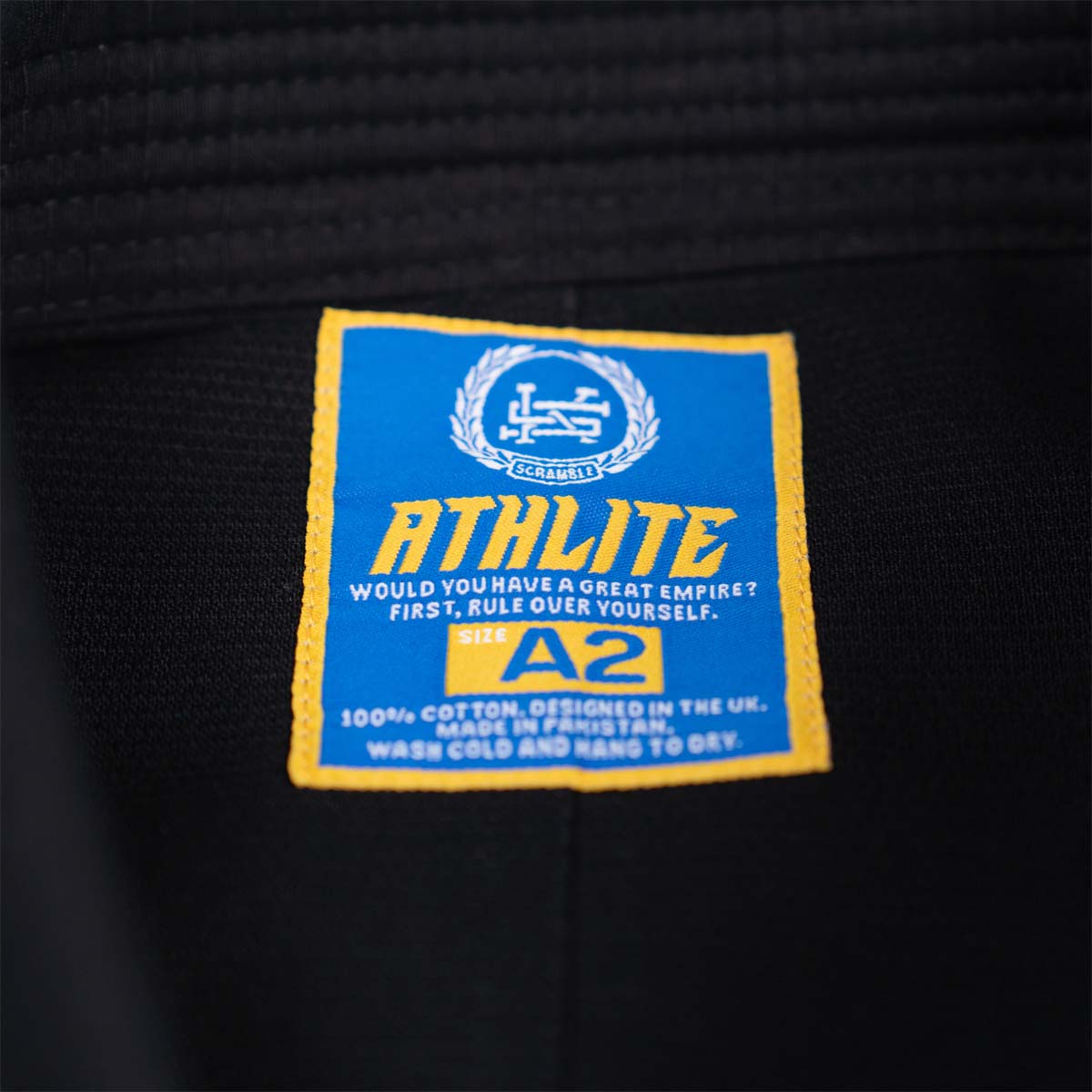 Black Scramble Athlite V6 BJJ Gi Fight Co
