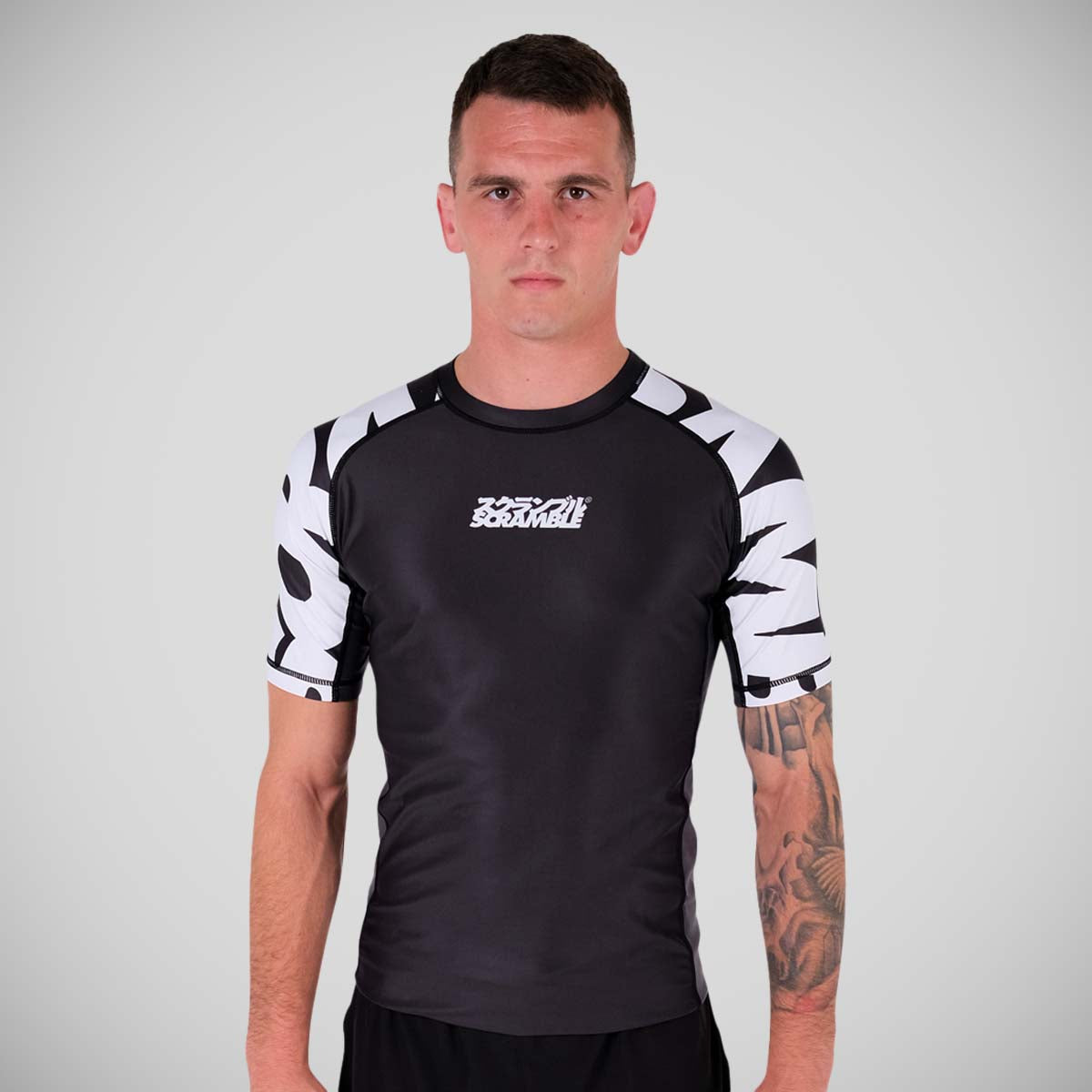 Black Scramble Baka Rash Guard Fight Co