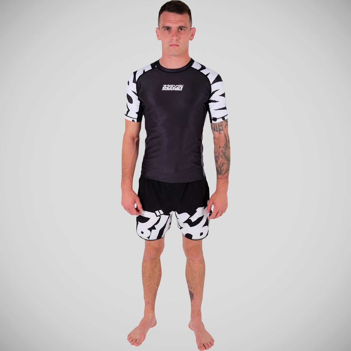 Black Scramble Baka Rash Guard Fight Co