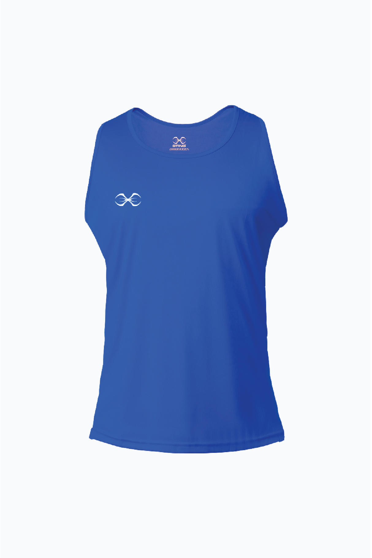 Junior Male Mettle Singlet-Blue STING