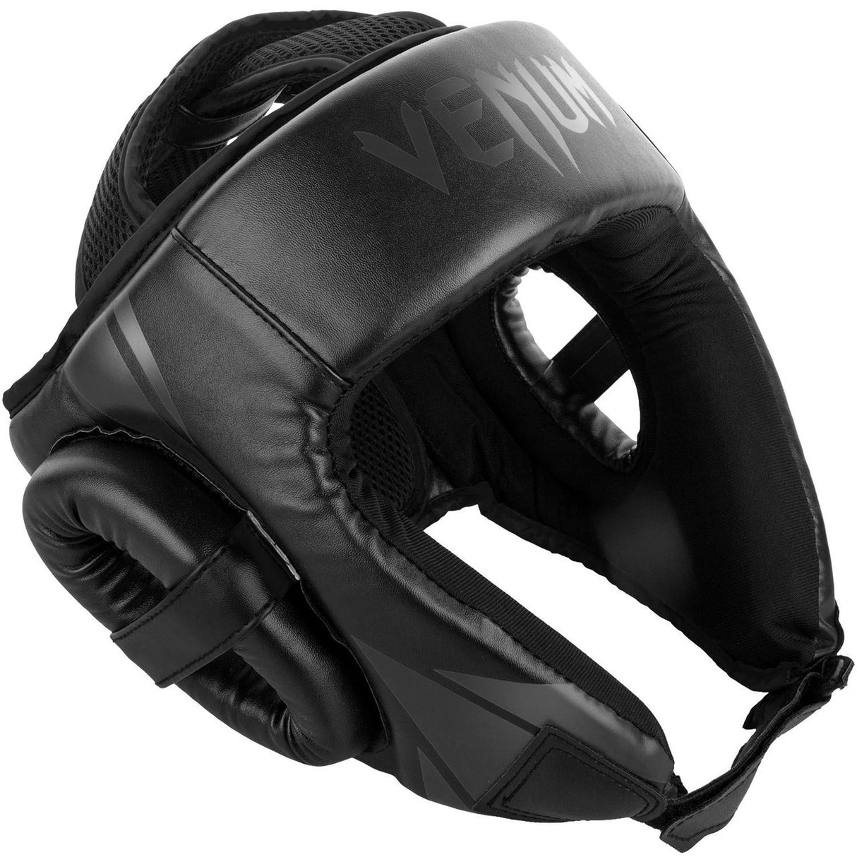 Venum Challenger Open Face Head Guard - Black Venum