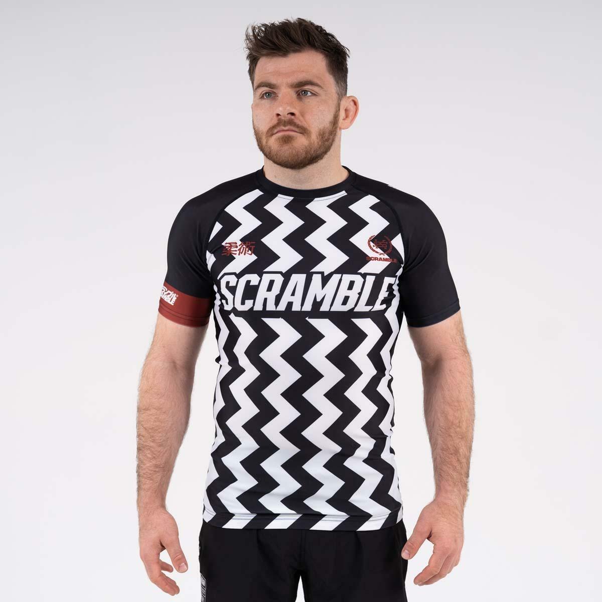 Scramble Ranked V5 Rash Guard BlackLarge Fight Co