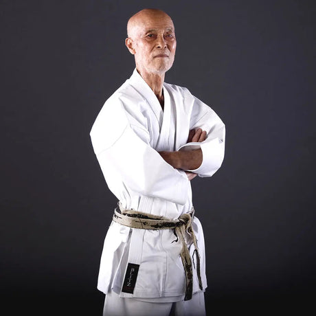 Mens wearing a premium Blitz Karate Suit 