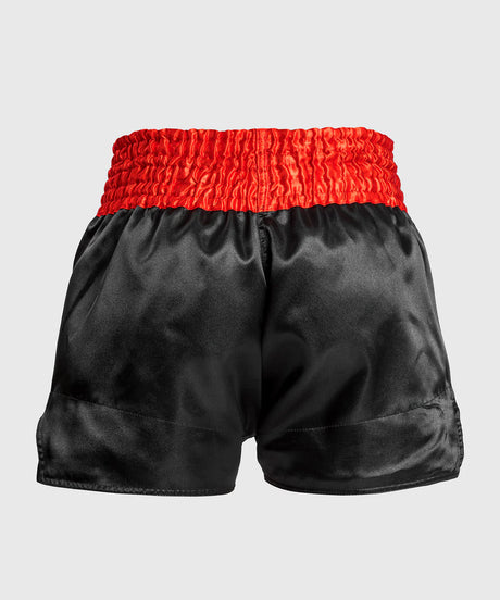 Venum Classic Muay Thaï Short - Black/White/White  Fight Co