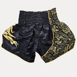 Fluory Gold Leaf Muay Thai Shorts  Fight Co