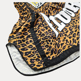 Fluory Leopard Adult Muay Thai Shorts  Fight Co