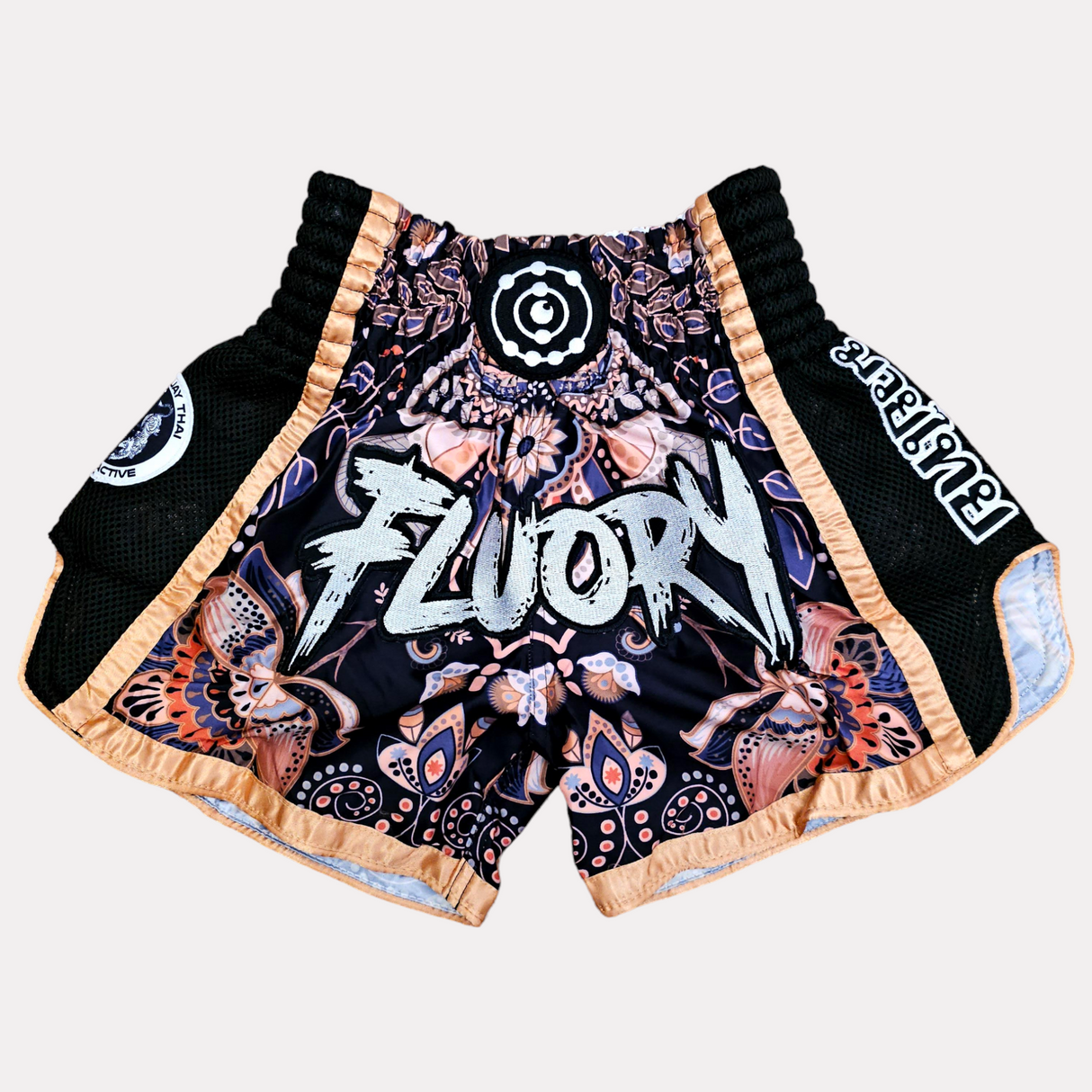 Fluory Script Kids Muay Thai Shorts - Fight Co