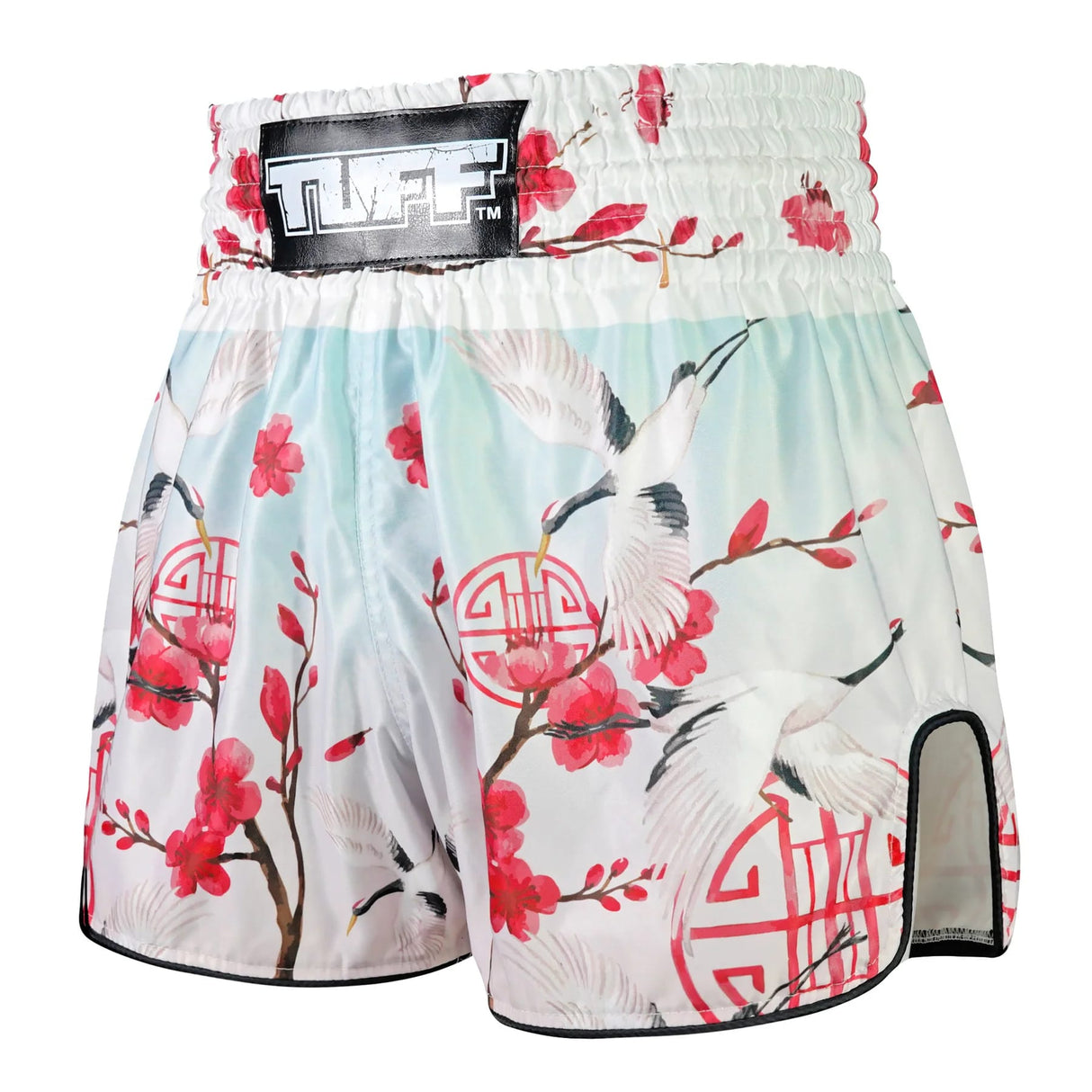 TUFF High Cut Retro Style Shorts - Akai Tsuru The Red Crane